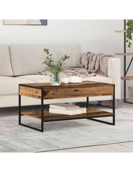 Tavolino da salotto Legno vecchio 80 x 50 x 40 cm