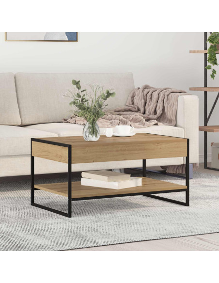 Tavolino da salotto Rovere Artigianale 80 x 50 x 40 cm