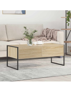 Tavolino da salotto Sonoma 100 x 46 x 40 cm Legno multistrato