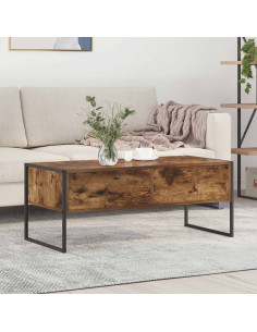 Tavolino da salotto Quercia Fumosa 100 x 46 x 40 cm