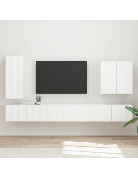 Montaggio a parete 6 pcs Bianco