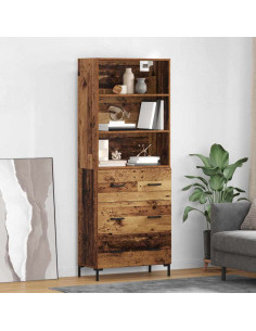 Credenza Legno vecchio 69,5 x 34 x 180 cm Legno multistrato