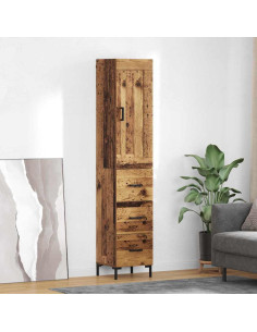 Credenza Legno vecchio 34,5 x 34 x 180 cm Legno multistrato