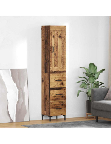 Credenza Legno vecchio 34,5 x 34 x 180 cm Legno multistrato