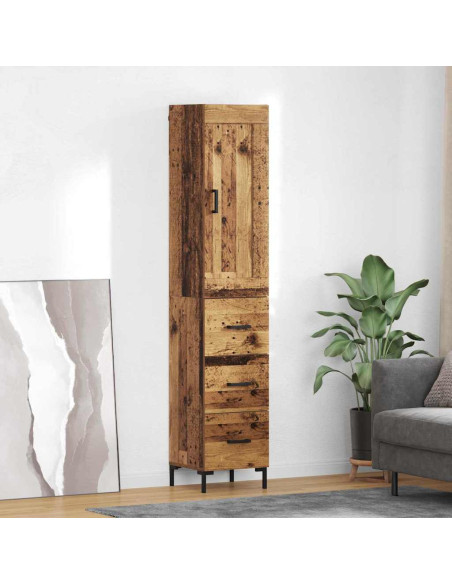 Credenza Legno vecchio 34,5 x 34 x 180 cm Legno multistrato