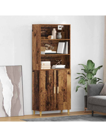 Credenza Legno vecchio 69,5 x 32,5 x 180 cm Legno multistrato