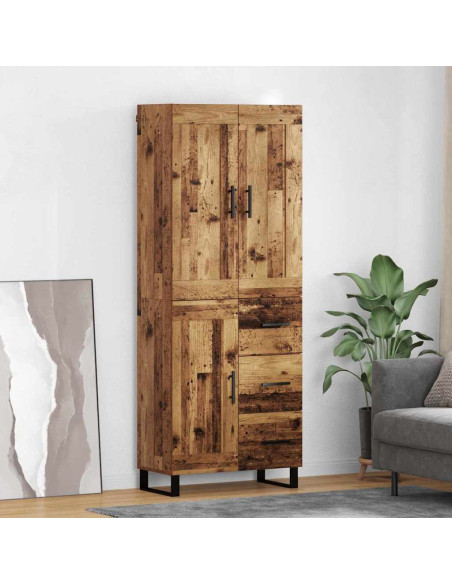 Credenza Legno vecchio 69,5 x 34 x 180 cm Legno multistrato