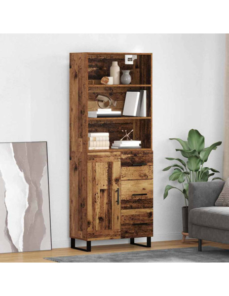 Credenza Legno vecchio 69,5 x 34 x 180 cm Legno multistrato