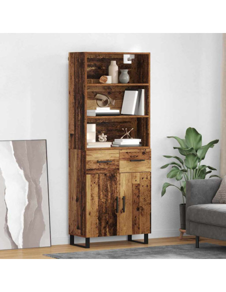 Credenza Legno vecchio 69,5 x 34 x 180 cm Legno multistrato