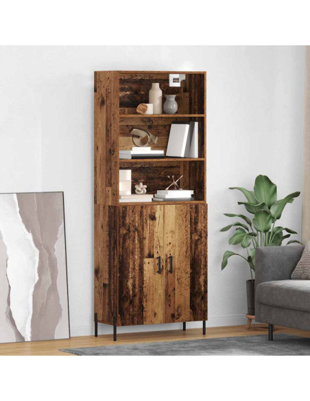 Credenza Legno vecchio 69,5 x 32,5 x 180 cm Legno multistrato