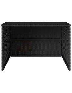 Garage per Robot Tosaerba Nero 86x90x52/57 cm in Polyrattan