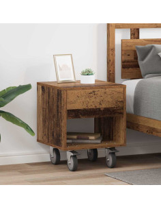 Comodino 2 pcs Legno vecchio 40,5 x 40 x 48 cm