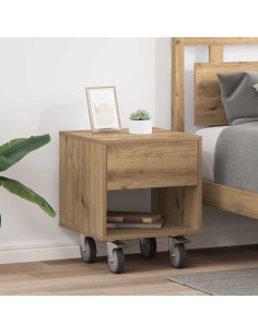 Comodino 2 pcs Rovere artigianale 40,5 x 40 x 48 cm