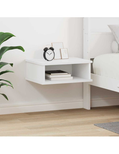 Comodino Bianco 40 x 31 x 15 cm Legno multistrato