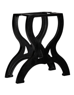 Gambe per Tavolino da Caffè 2 pz a Forma di X in Ghisa