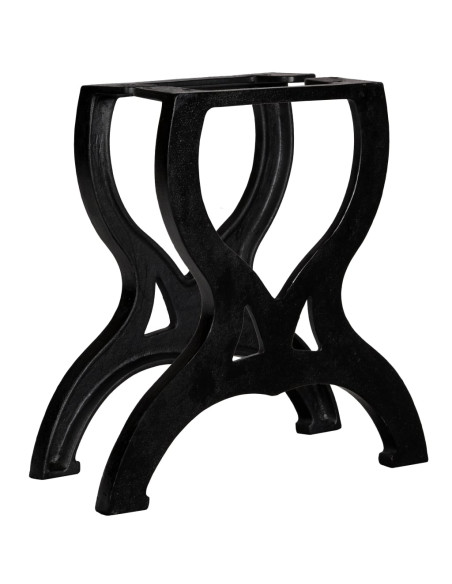 Gambe per Tavolino da Caffè 2 pz a Forma di X in Ghisa