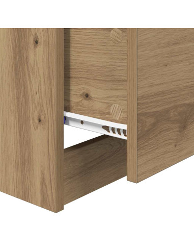 Armadio da Notte Rovere artigianale 40 x 40 x 63 cm