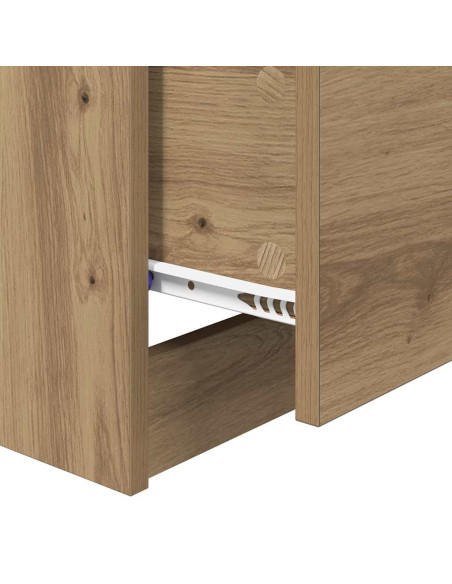 Armadio da Notte Rovere artigianale 40 x 40 x 63 cm