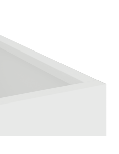 Vaso da giardino Bianco 32 x 32 x 40 cm