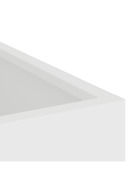 Vaso da giardino Bianco 32 x 32 x 40 cm