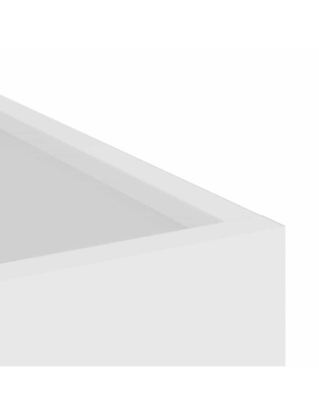 Vaso da giardino Bianco 50 x 32 x 40 cm