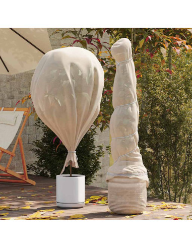 Fleece per Piante di Protezione dal Gelo Beige 100 x 3,2 m