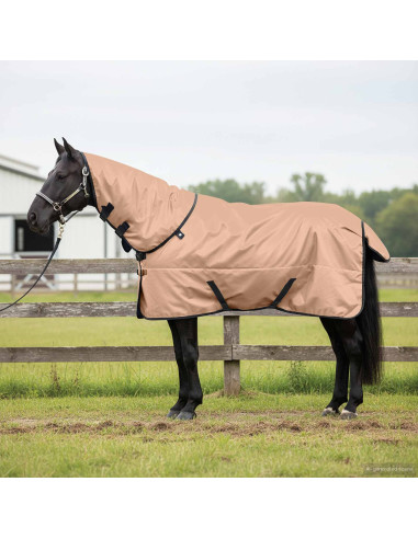 Coperta per Cavalli Cappuccino 115 cm Poliestere