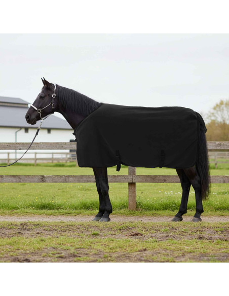 Coperta per Cavalli Nero Poliestere