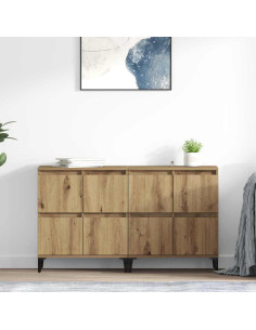 Sideboards 2 pcs Rovere artigianale 60 x 35 x 70 cm