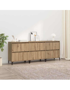 Sideboards 3 pcs Rovere artigianale 60 x 35 x 70 cm