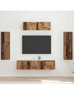 Mobile TV 5 pcs Legno vecchio