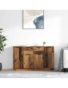 Sideboards con cassetto 2 pcs Legno vecchio 60 x 30 x 70 cm