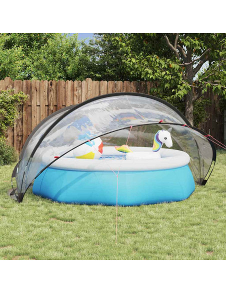 Dome Piscina Trasparente 336 x 322 x 160 cm PVC