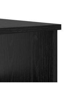 Tavolino da salotto con cassetto Rovere Nero 102 x 50 x 36cm