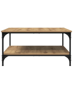 Tavolino da salotto rovere artigianale 80 x 80 x 40 cm