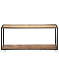 Tavolino da Salotto 90x50x40 cm in Legno Massello di Recupero