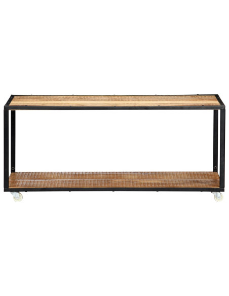 Tavolino da Salotto 90x50x40 cm in Legno Massello di Recupero