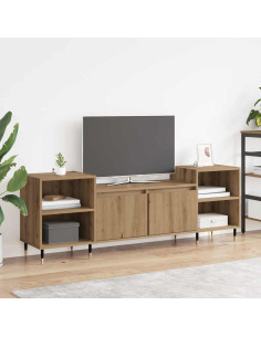 Mobile TV Rovere artigianale 160 x 35 x 55 cm Legno multistrato