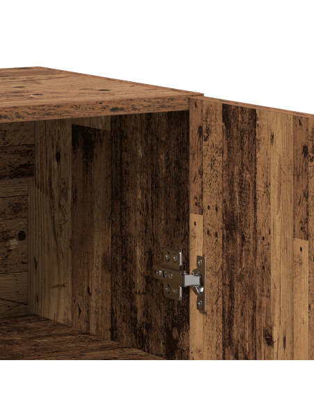 Credenza 2 pcs Legno vecchio Legno multistrato