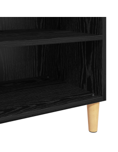 Credenza Rovere Nero 57 x 35 x 89.5 cm Legno multistrato