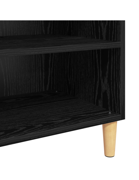 Credenza Rovere Nero 57 x 35 x 89.5 cm Legno multistrato