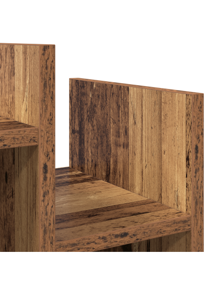 Mobile laterale Legno vecchio 60 x 26 x 60 cm Legno multistrato
