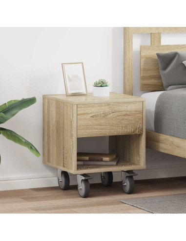 Comodino 2 pcs Rovere Sonoma 40,5 x 40 x 48 cm