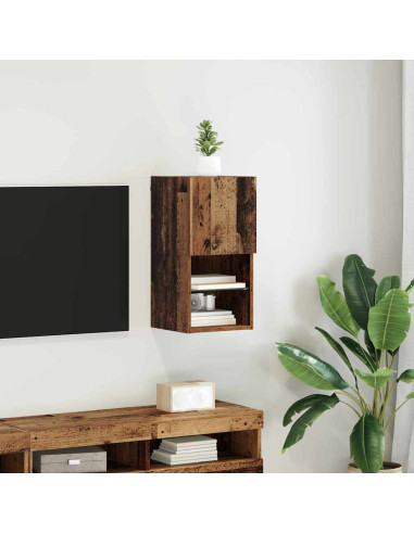 Mobile TV da Parete Legno vecchio 30,5 x 30 x 60 cm