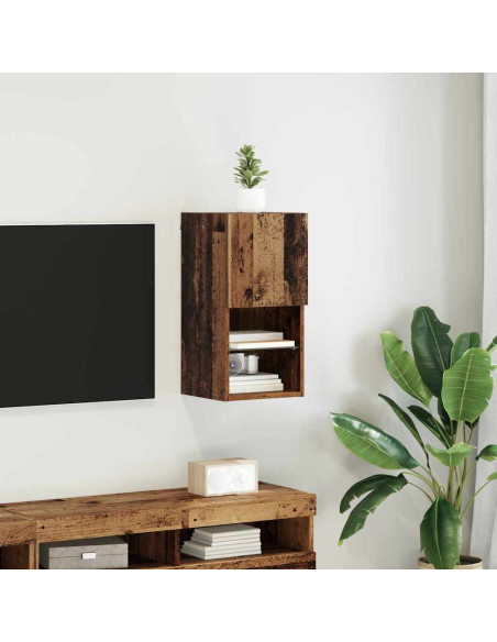 Mobile TV da Parete Legno vecchio 30,5 x 30 x 60 cm