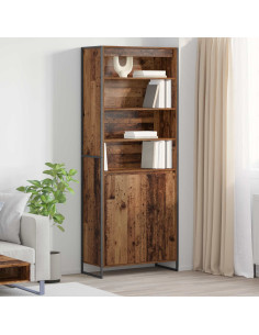 Armadi alti 2 pcs Legno vecchio 79 x 36 x 200 cm