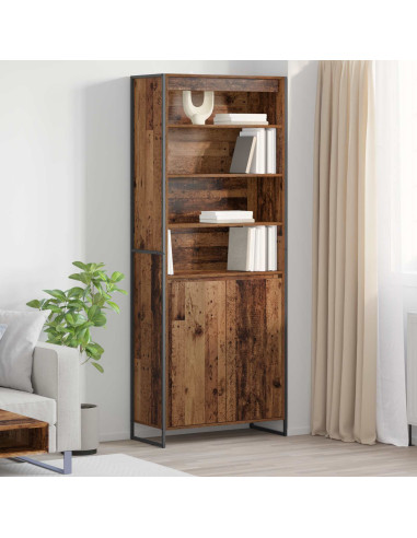 Armadi alti 2 pcs Legno vecchio 79 x 36 x 200 cm