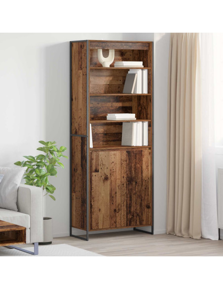 Armadi alti 2 pcs Legno vecchio 79 x 36 x 200 cm