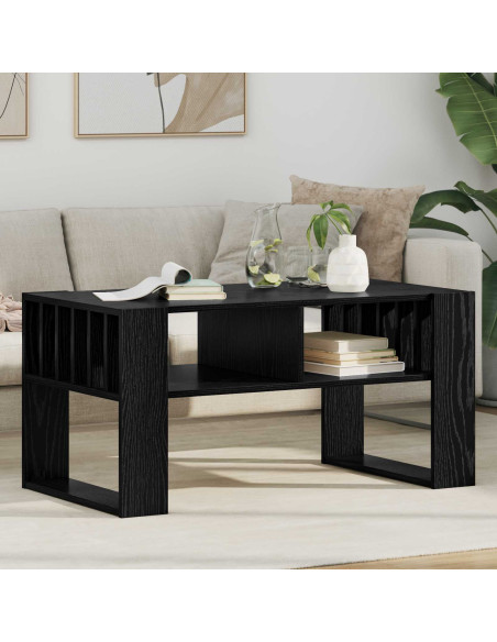 Tavolino da salotto Rovere Nero 92 x 49,5 x 45 cm