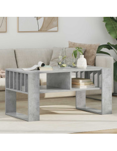 Tavolino da salotto Grigio cemento 92 x 49,5 x 45 cm